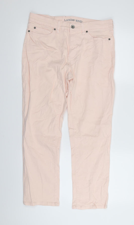 lands end Womens Pink   Skinny Jeans Size 12 L27 in