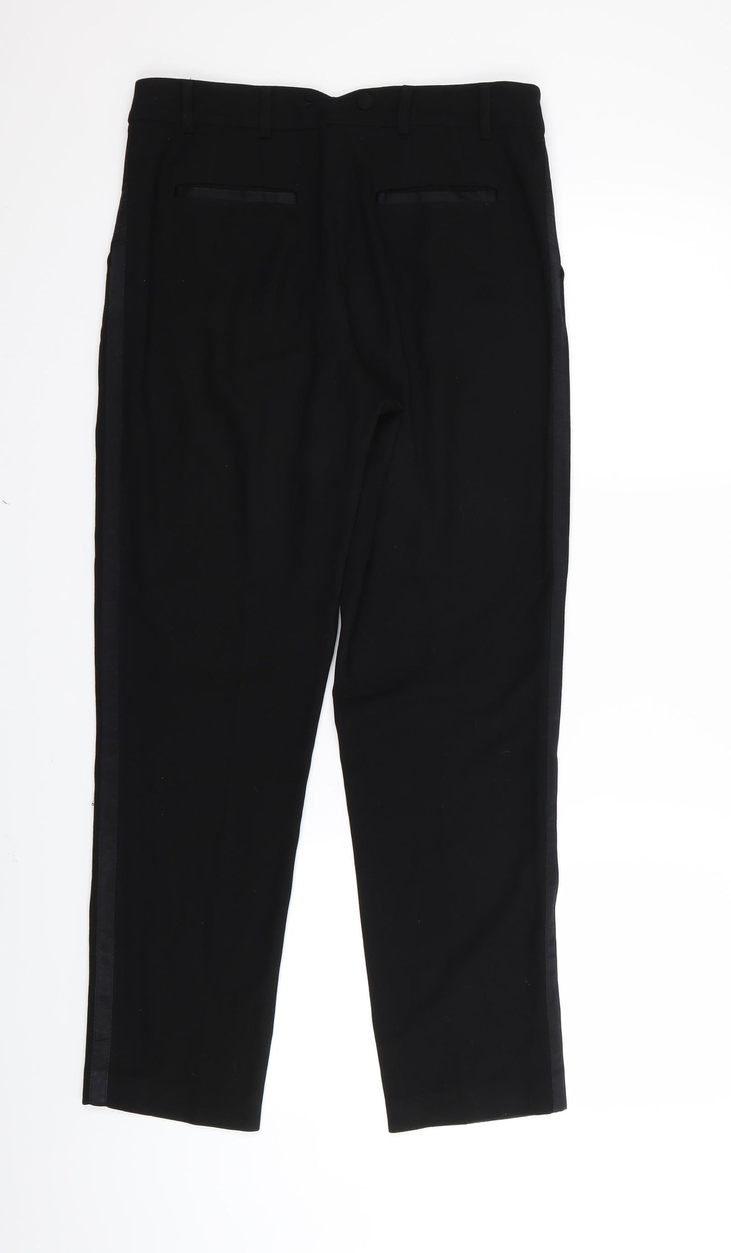 NW3 Womens Black   Trousers  Size 8 L28 in