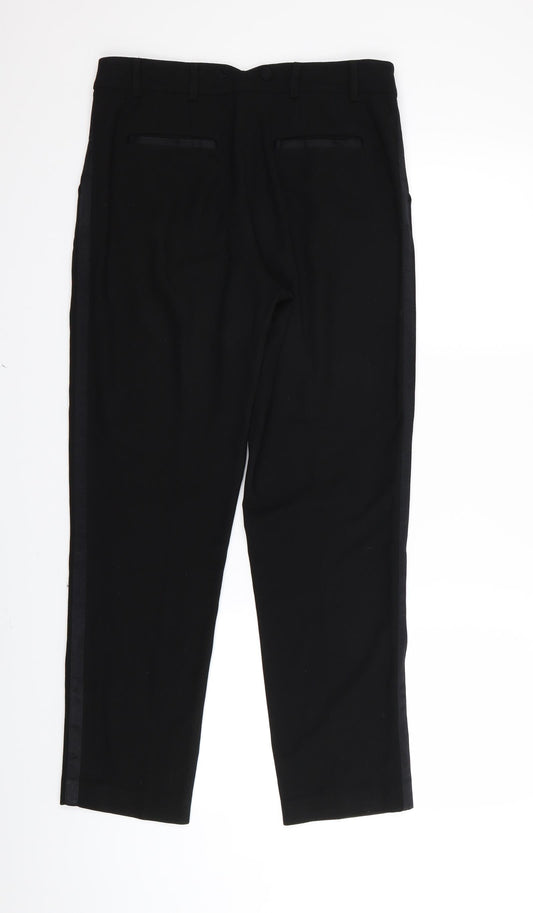 NW3 Womens Black   Trousers  Size 8 L28 in