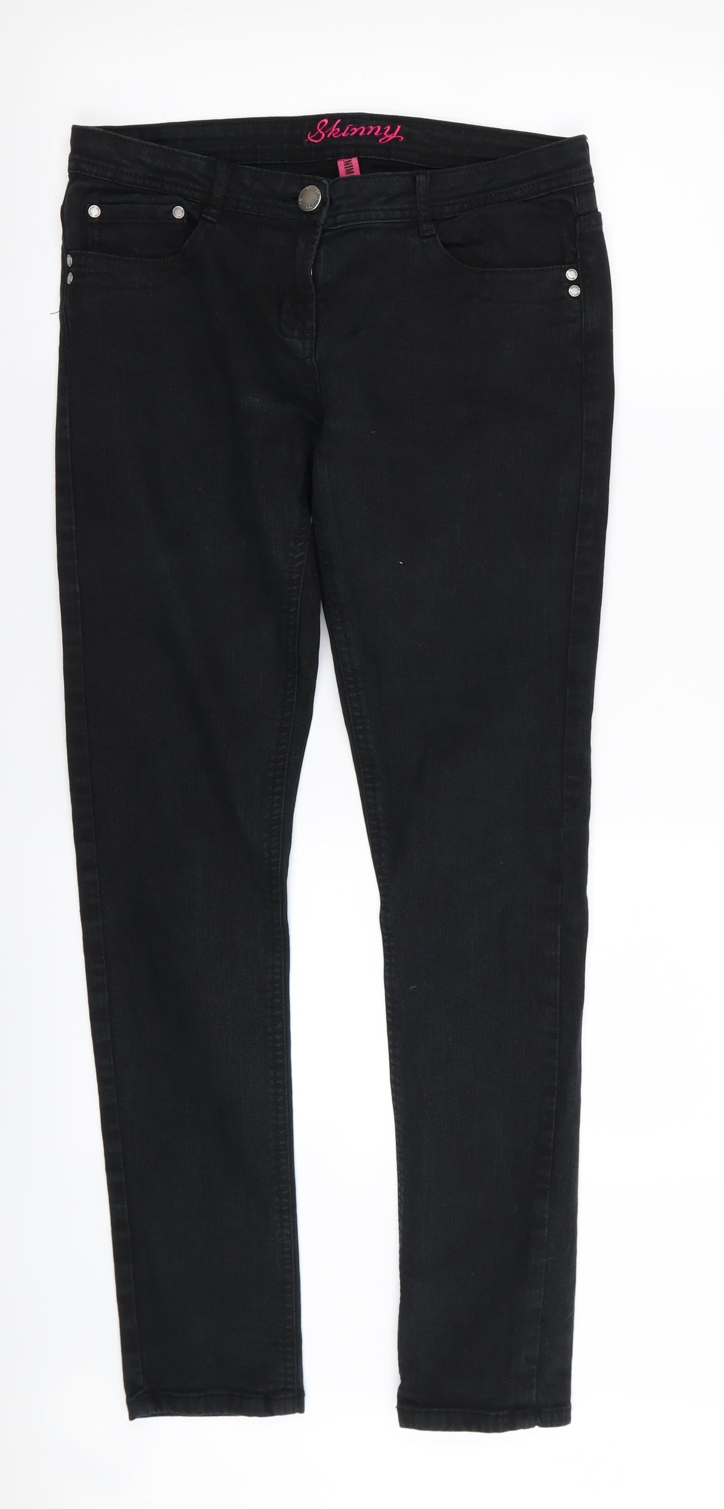 denim and co Womens Black   Skinny Jeans Size 12 L30 in