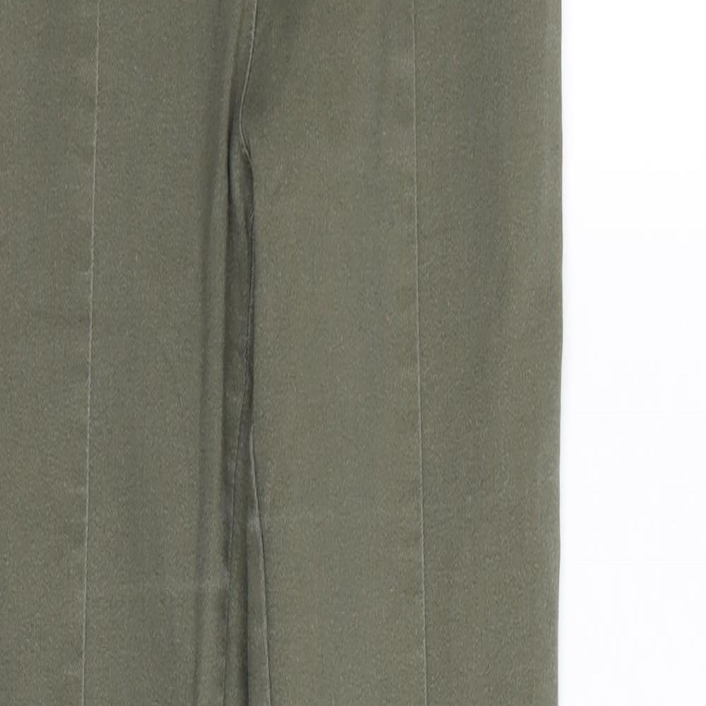 H&M Womens Green   Trousers  Size 8 L25 in