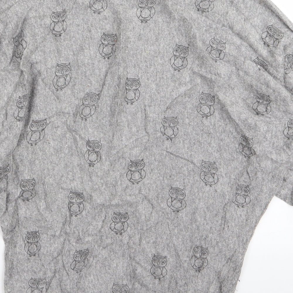 New Look Womens Grey   Basic T-Shirt Size 8