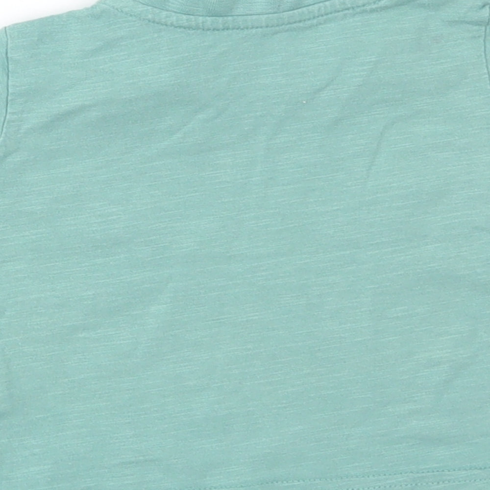 Primark Boys Green   Basic T-Shirt Size 6-9 Months