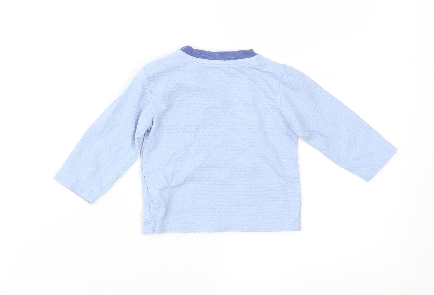 Matalan Baby Blue   Basic T-Shirt Size 0-3 Months