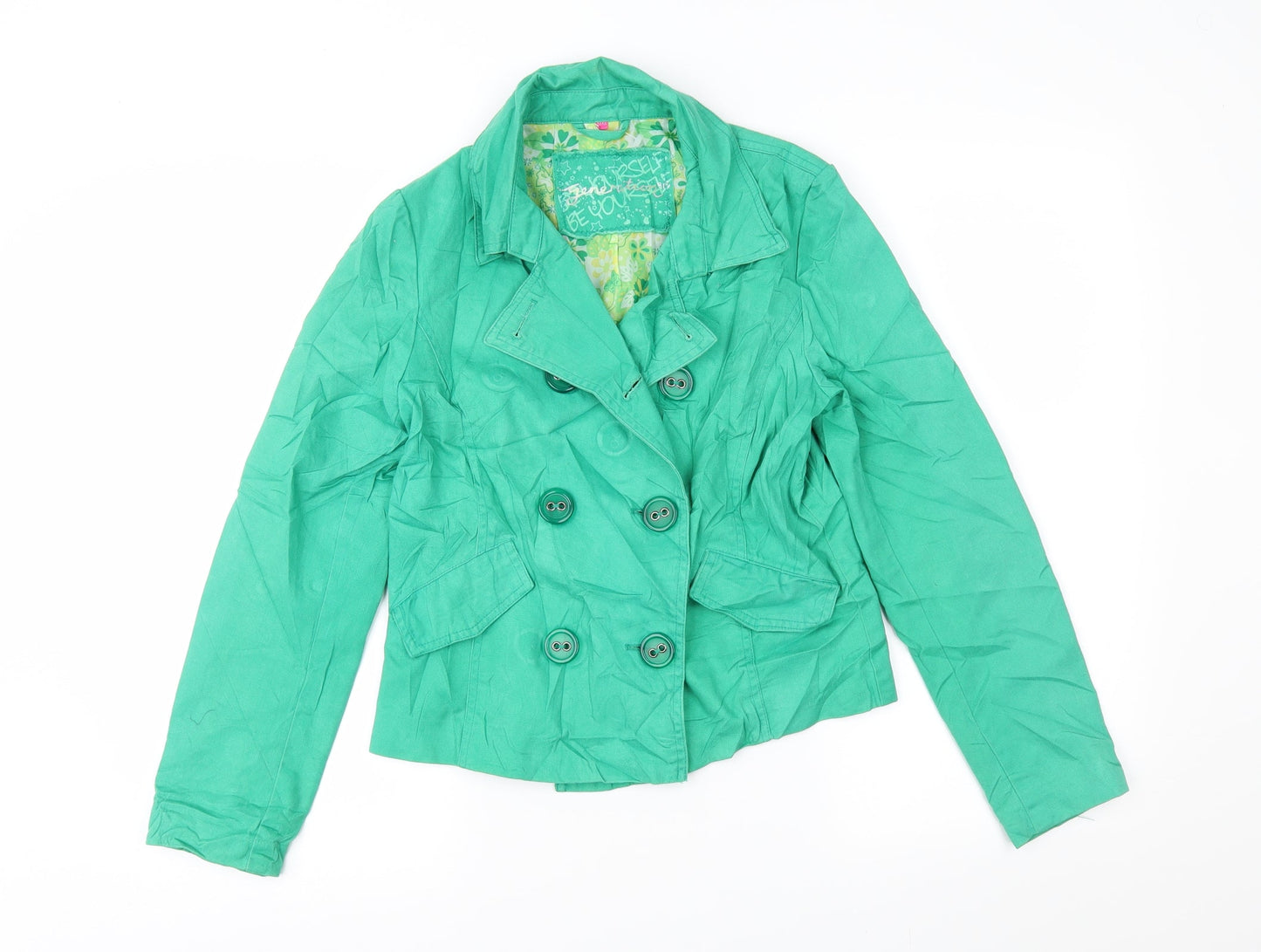 New Look Girls Green   Jacket  Size 12-13 Years