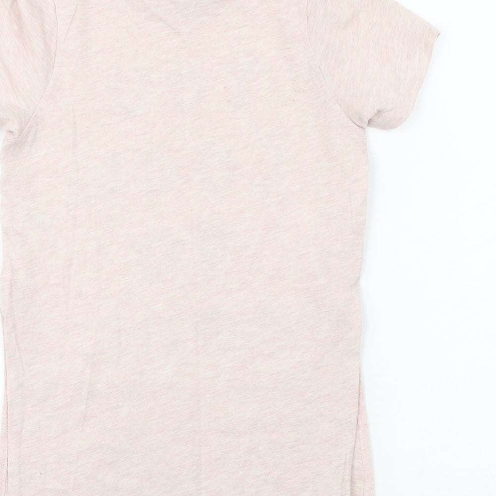 Matalan  Girls Pink   Basic T-Shirt Size 6 Years