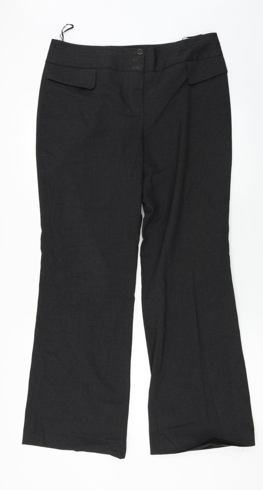 NEXT  Womens Grey   Trousers  Size 14 L27 in