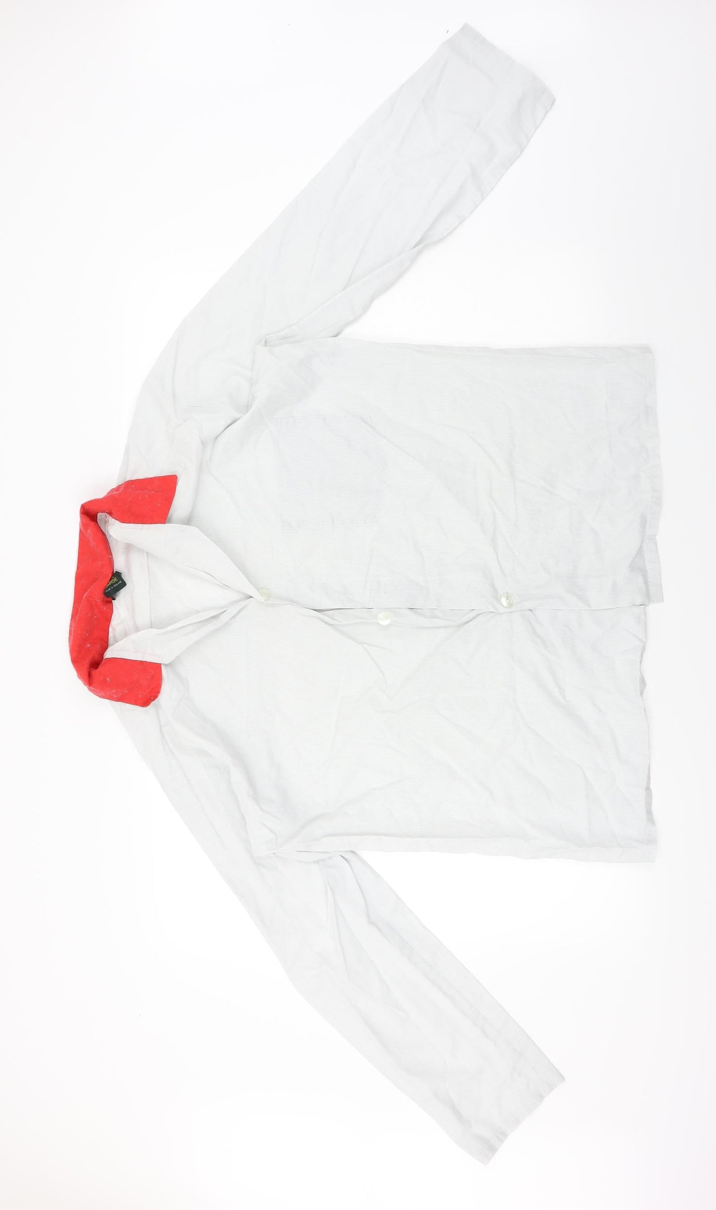 johns crafts Mens Ivory    Button-Up Size L