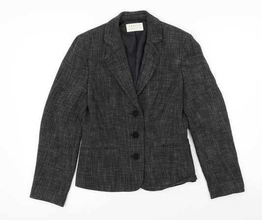 Precic  Womens Grey   Jacket Blazer Size 8