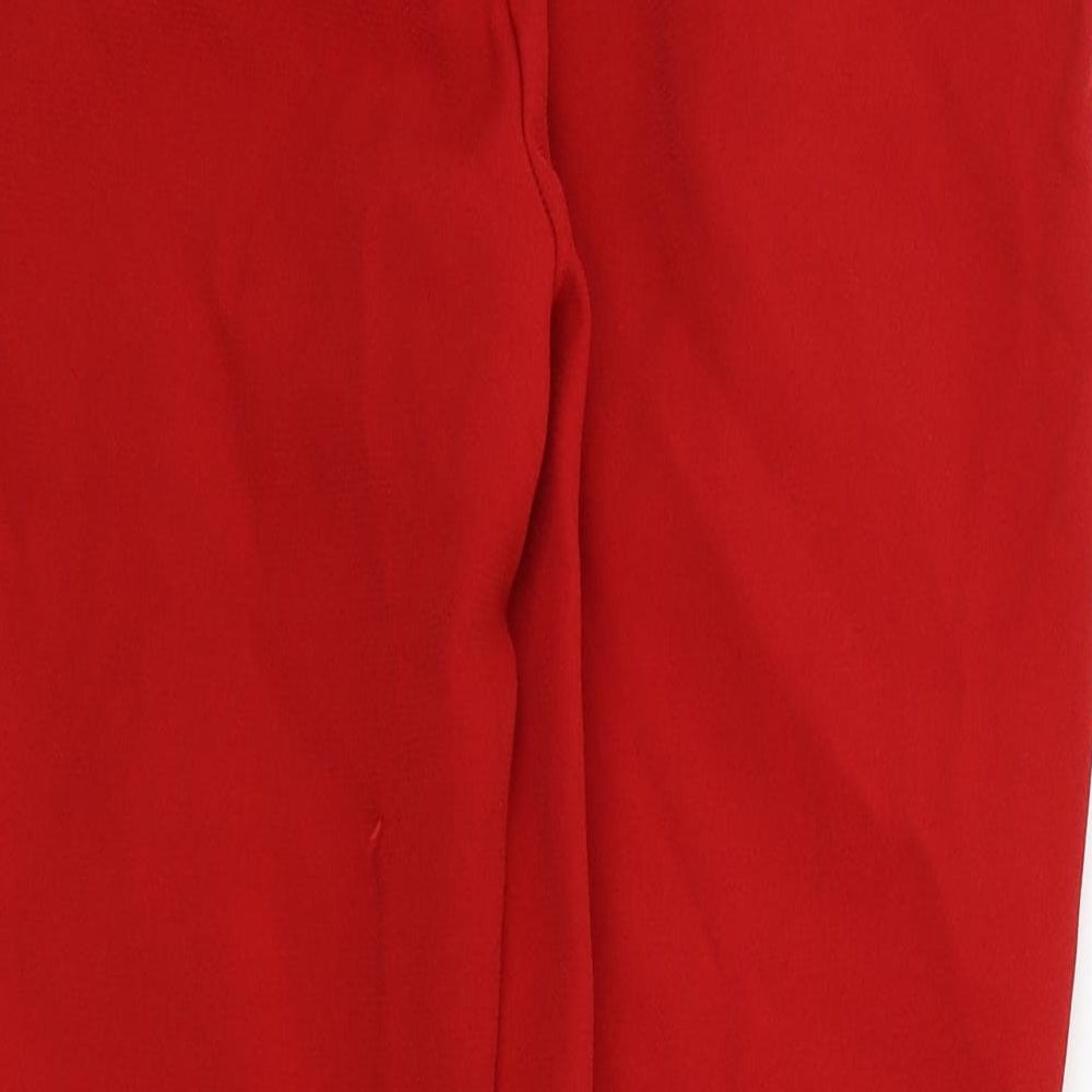 Missguided Womens Red   Trousers  Size 10 L20 in