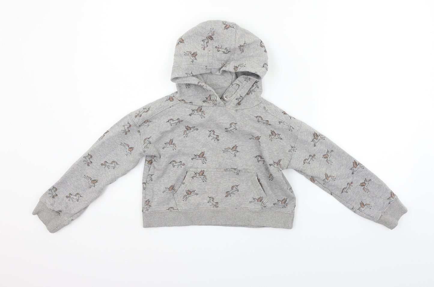 George Boys Grey   Pullover Jumper Size 8 Years  - unicorn