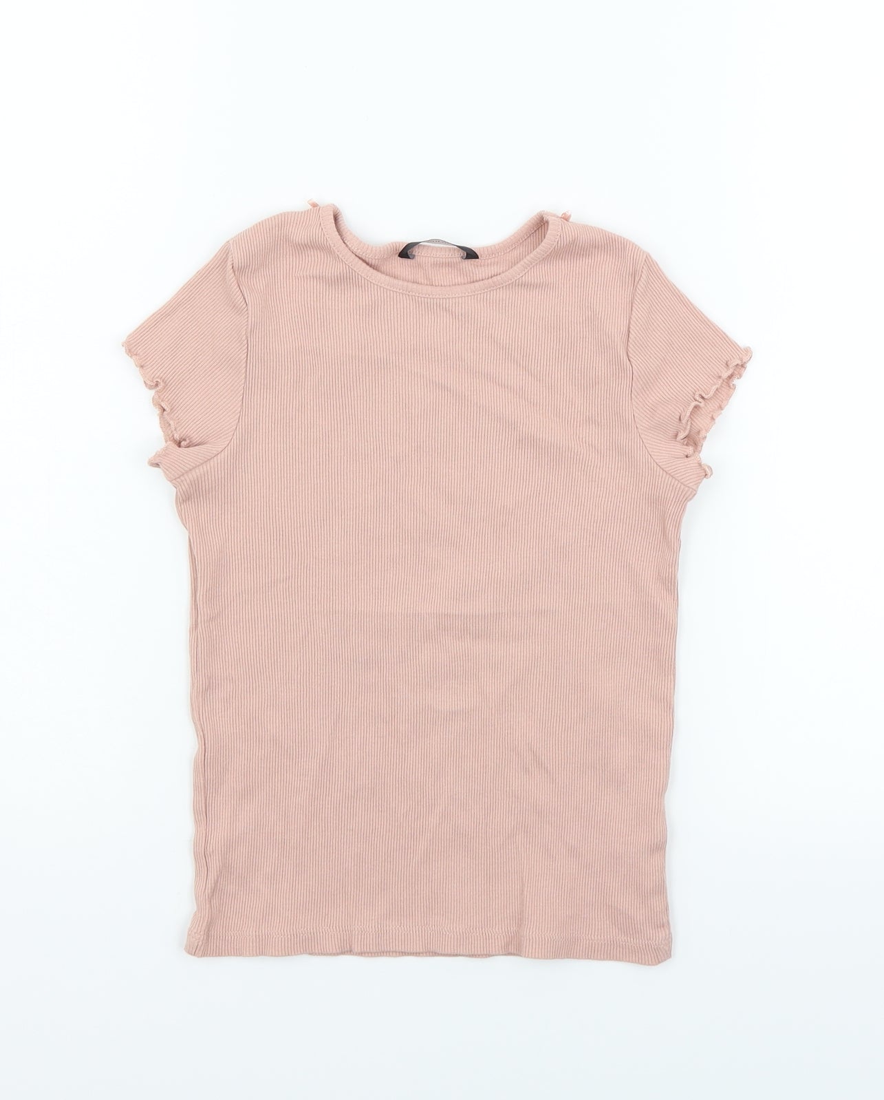 George Girls Pink   Basic T-Shirt Size 8-9 Years