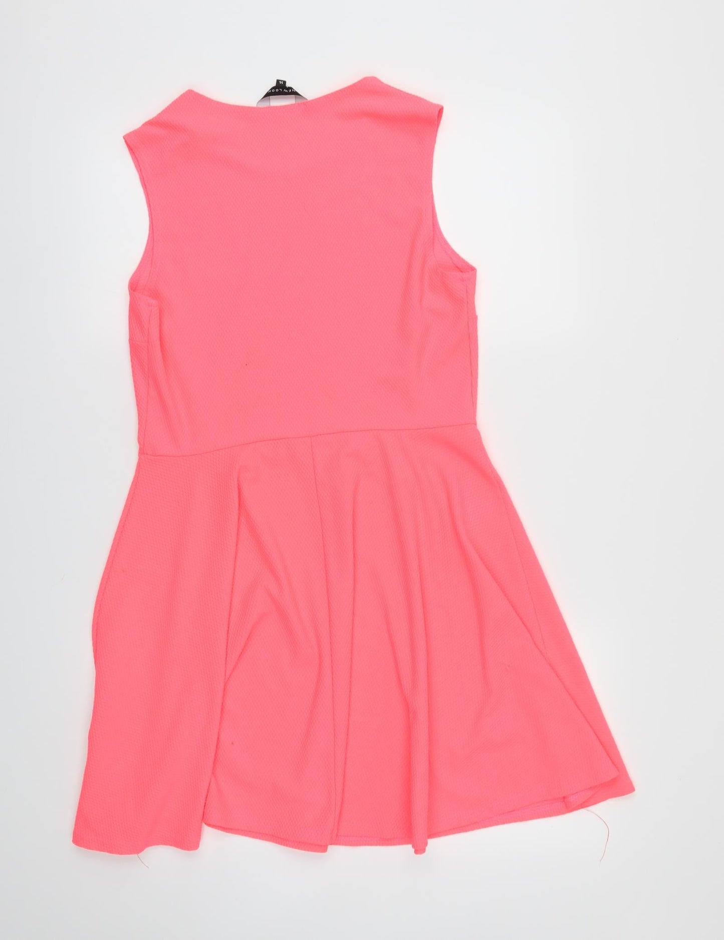 New Look Womens Pink   Fit & Flare  Size 14