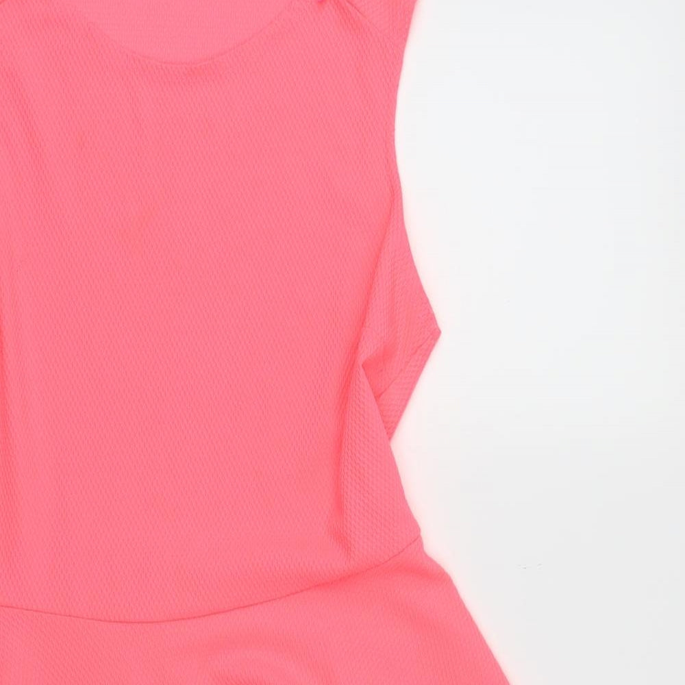 New Look Womens Pink   Fit & Flare  Size 14