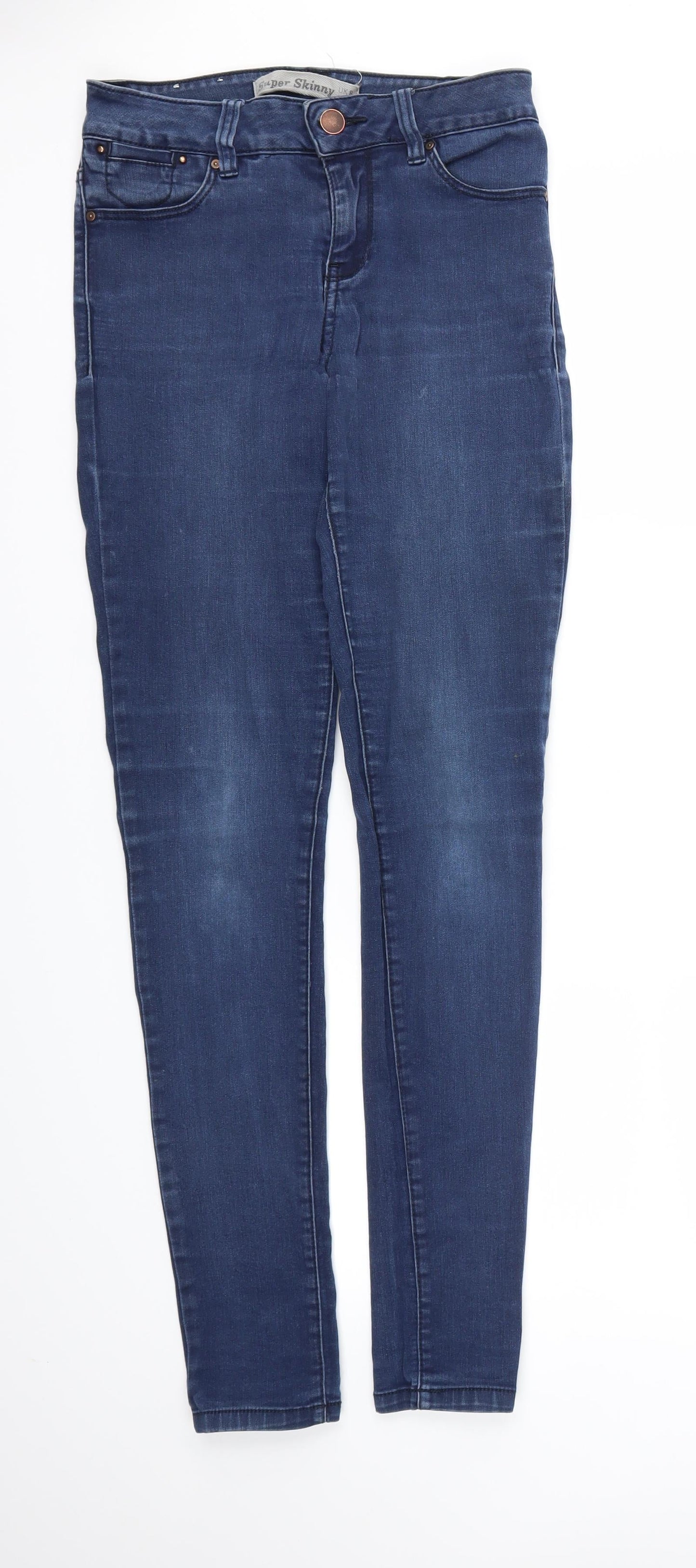 super skinny  Womens Blue   Skinny Jeans Size 8 L30 in