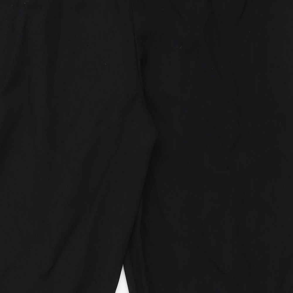 ASOS Womens Black   Cropped Trousers Size 8 L23 in