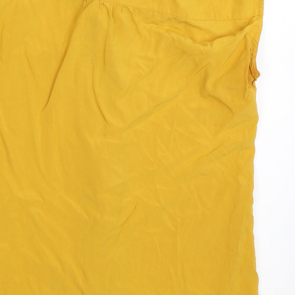 O STIN Womens Yellow   Basic Blouse Size M