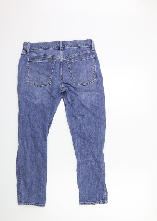 Gap Womens Blue  Denim Straight Jeans Size 28 in L26 in