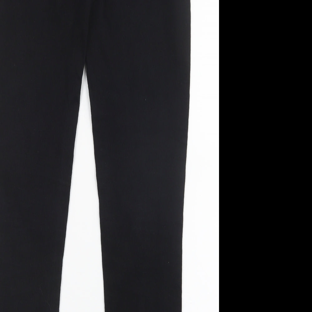 Denim Co. Womens Black  Denim Straight Jeans Size 6 L27.5 in