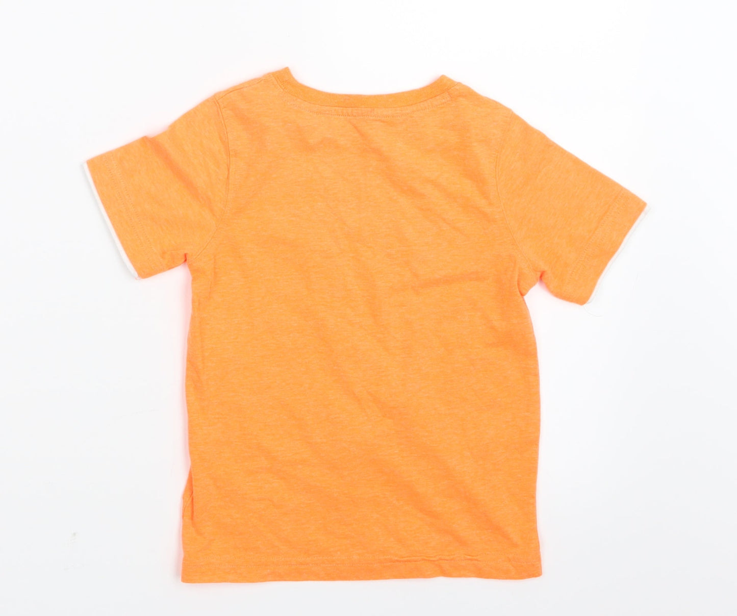 Mothercare Boys Orange   Basic T-Shirt Size 3-4 Years