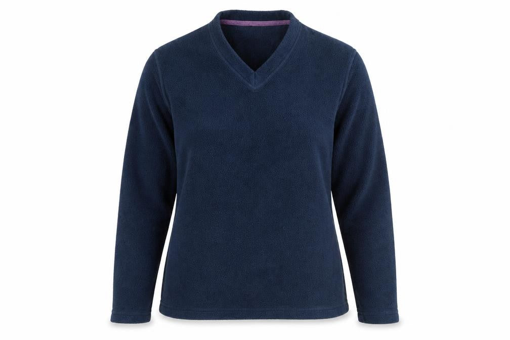 Millets Womens Blue  Fleece Pullover Sweatshirt Size XS
