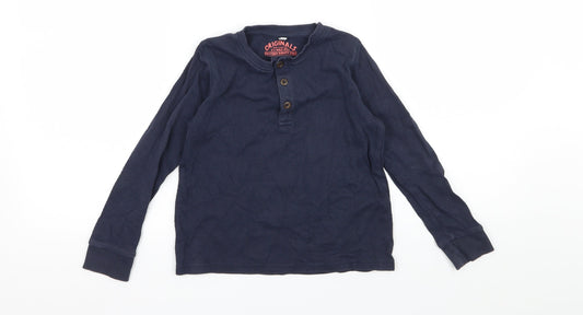 Marks and Spencer Boys Blue  Jersey Basic T-Shirt Size 5-6 Years