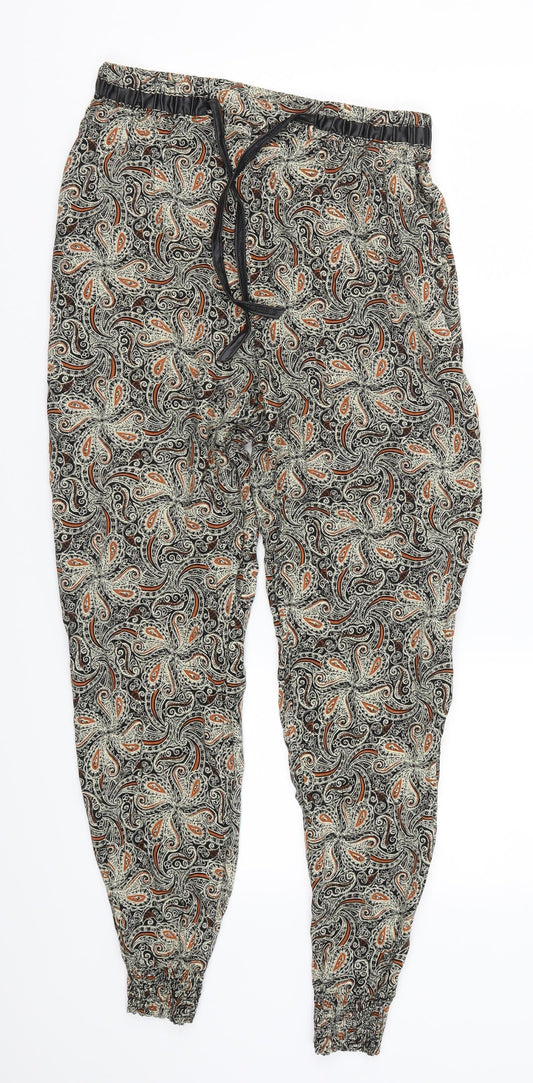 Preworn Womens Brown Paisley  Trousers  Size 27 in L27 in