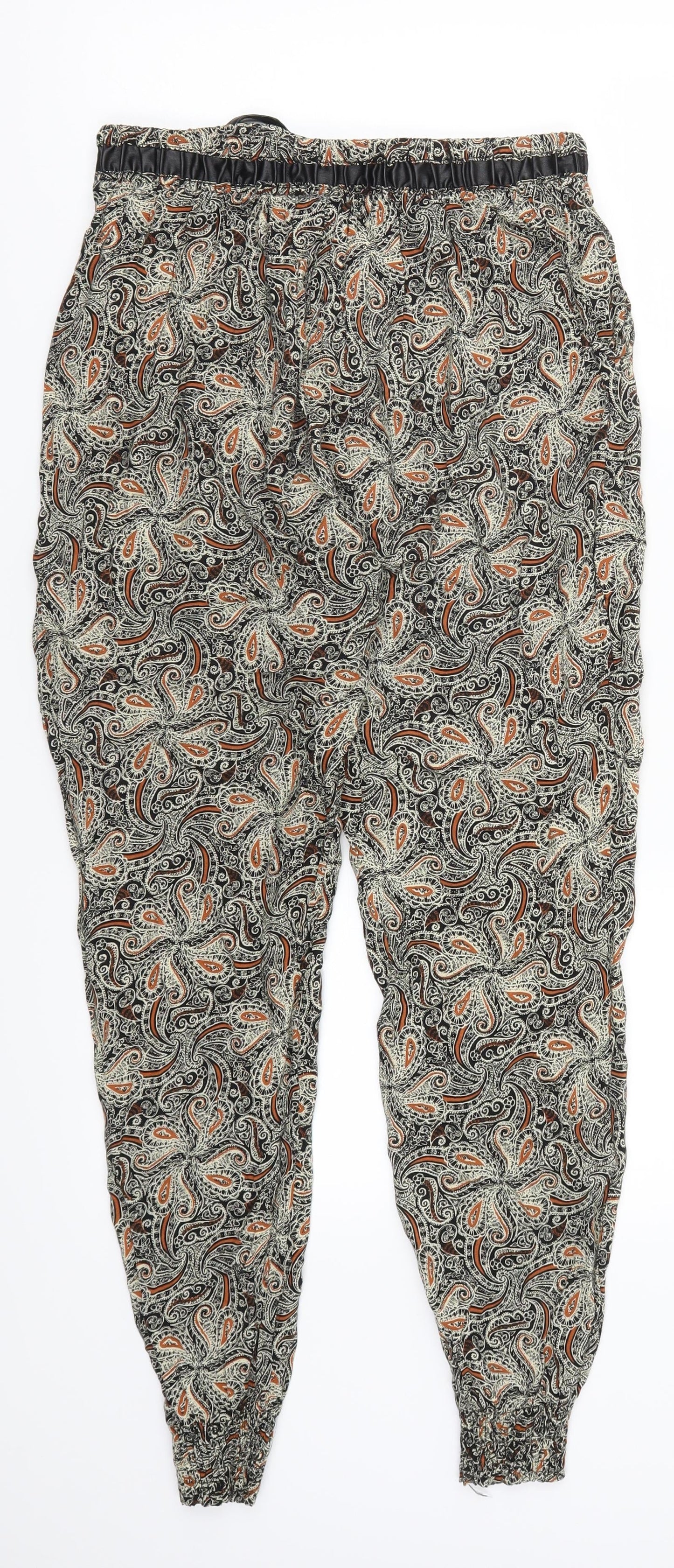 Preworn Womens Brown Paisley  Trousers  Size 27 in L27 in