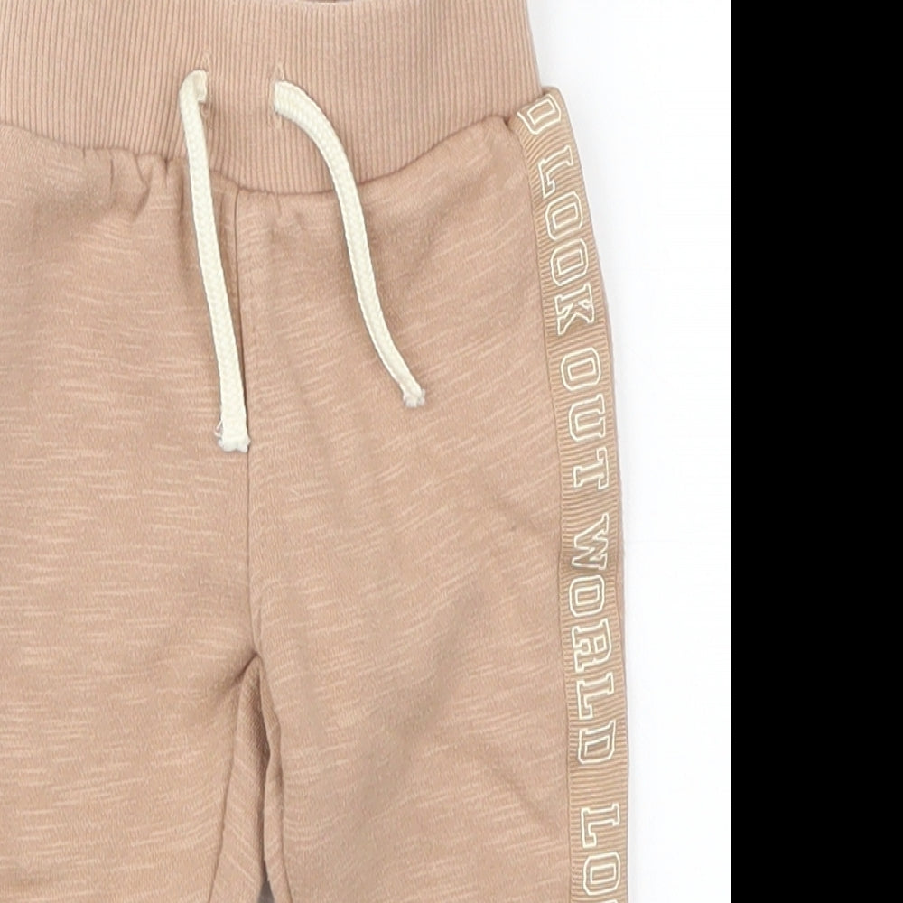 Primark Boys Beige   Sweatpants Trousers Size 3-6 Months  - Look Out World