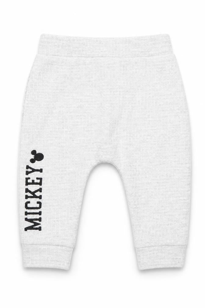 F&F Baby Grey   Sweatpants Trousers Size 3-6 Months  - Mickey Mouse
