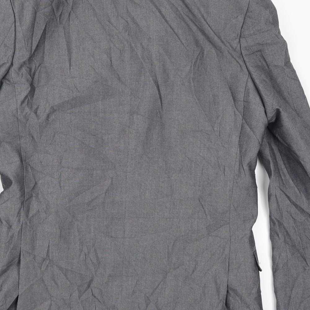 Limehaus Mens Grey   Jacket Suit Jacket Size 36
