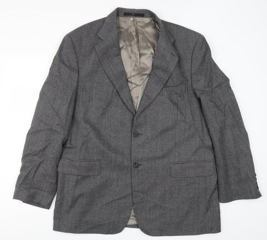 Marks and Spencer Mens Grey   Jacket Suit Jacket Size 44