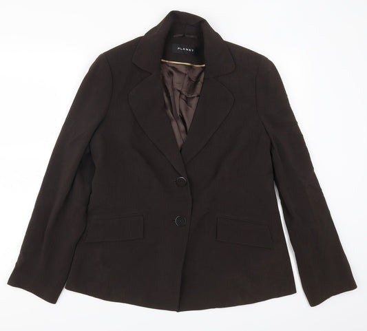 Planet Womens Brown   Jacket Suit Jacket Size 14