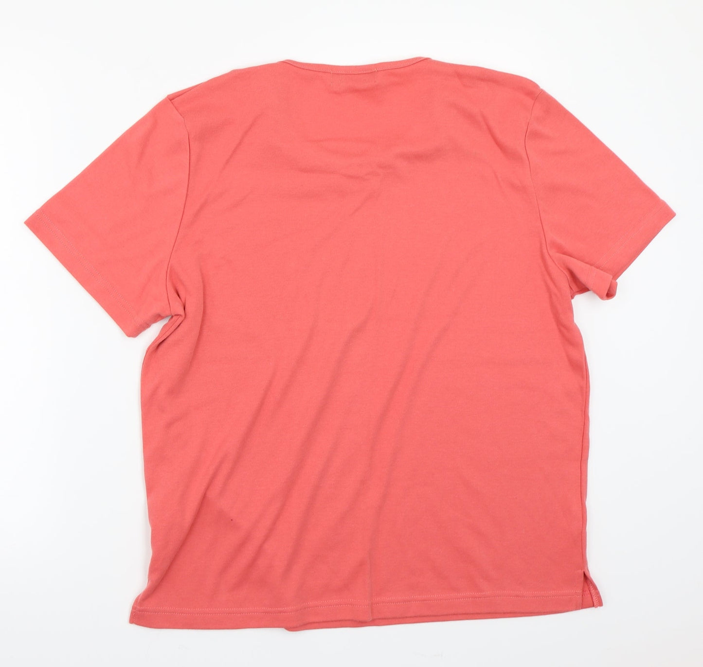 fabrizio Womens Pink   Basic T-Shirt Size XL