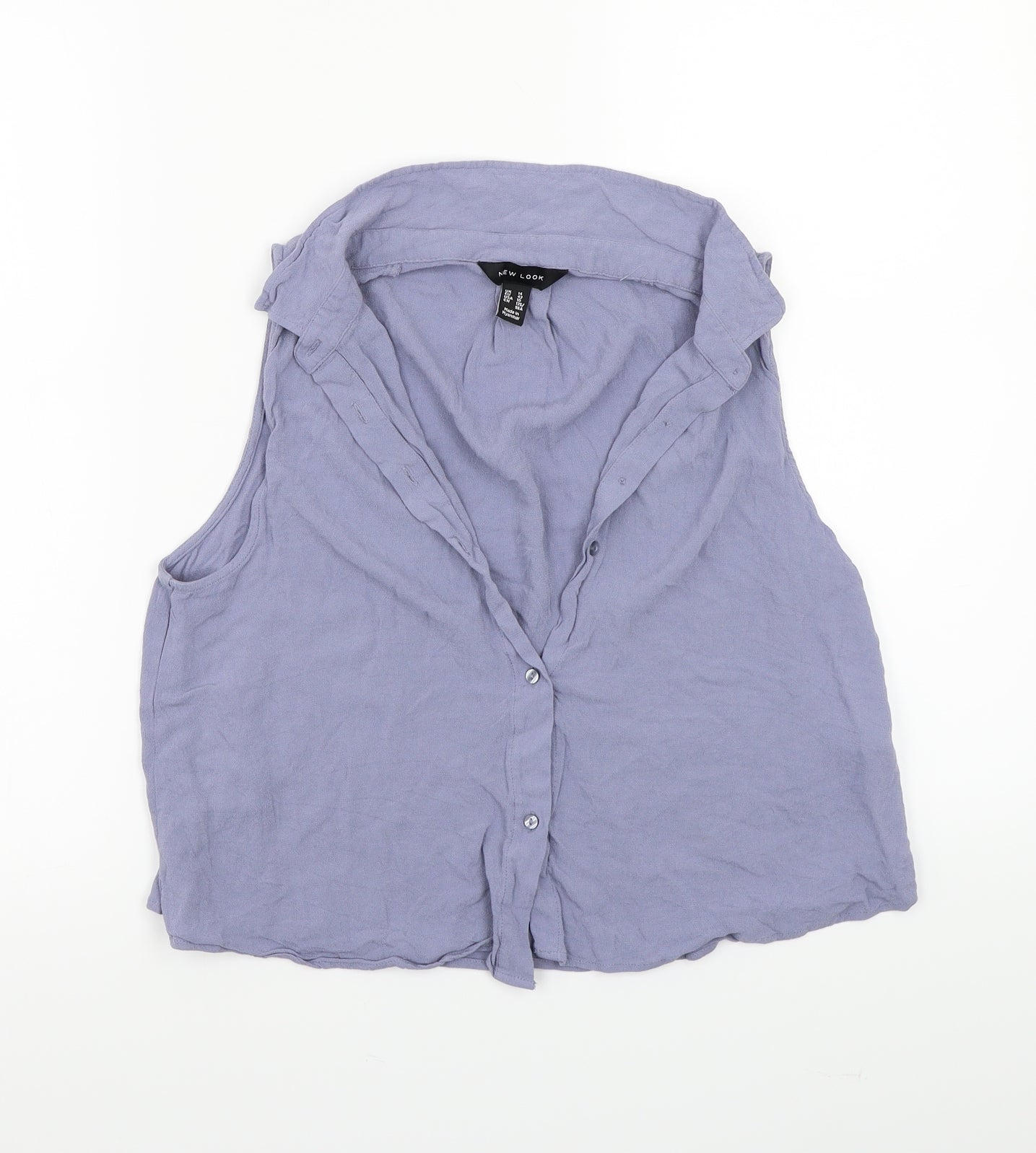 Newlook Womens Blue   Basic Button-Up Size 14