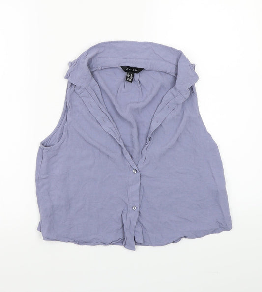 Newlook Womens Blue   Basic Button-Up Size 14