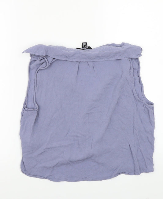 Newlook Womens Blue   Basic Button-Up Size 14