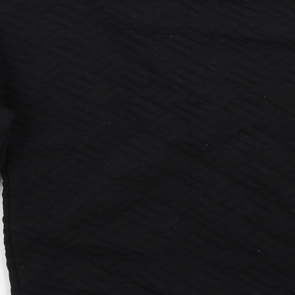 Minoti Girls Black   Pullover Jumper Size 9-10 Years