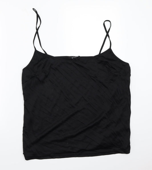 Dorothy Perkins Womens Black   Basic Tank Size 22
