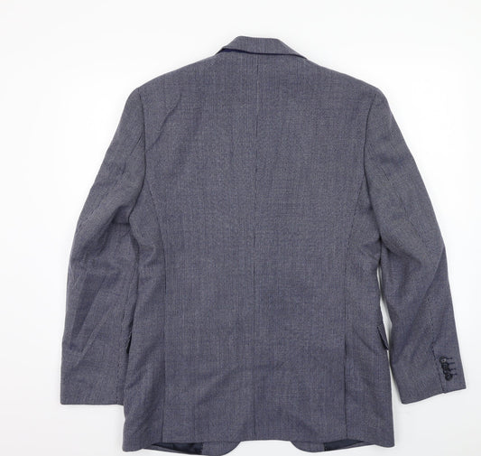 Marks and Spencer Mens Blue   Jacket Suit Jacket Size 38