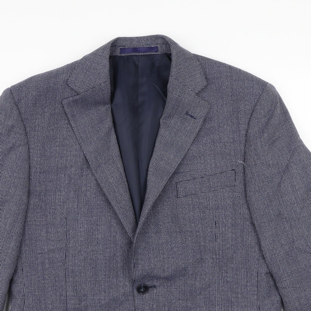 Marks and Spencer Mens Blue   Jacket Suit Jacket Size 38