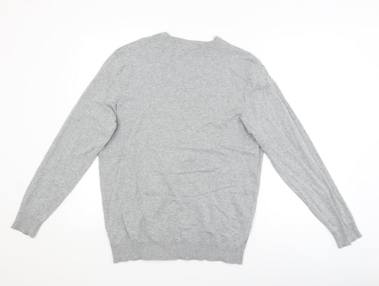 George Mens Grey   Pullover Jumper Size M