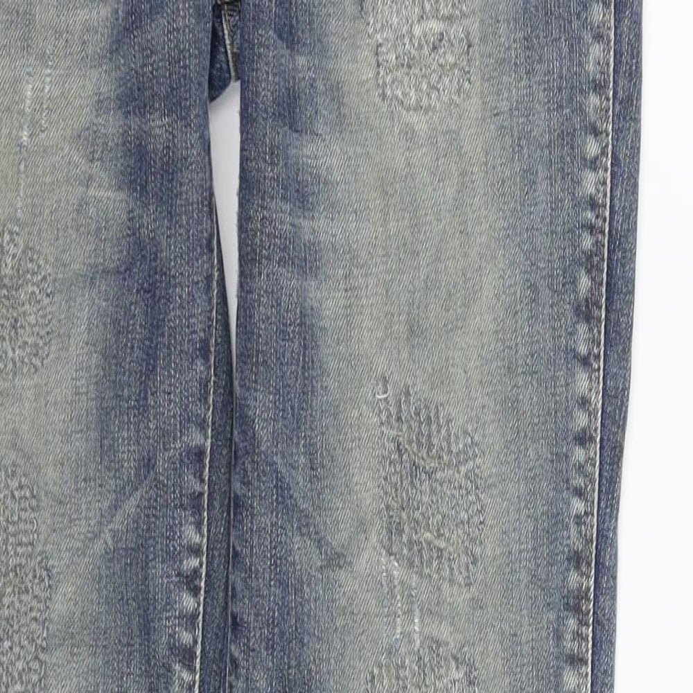 H&M Womens Blue  Denim Skinny Jeans Size 27 in L33 in