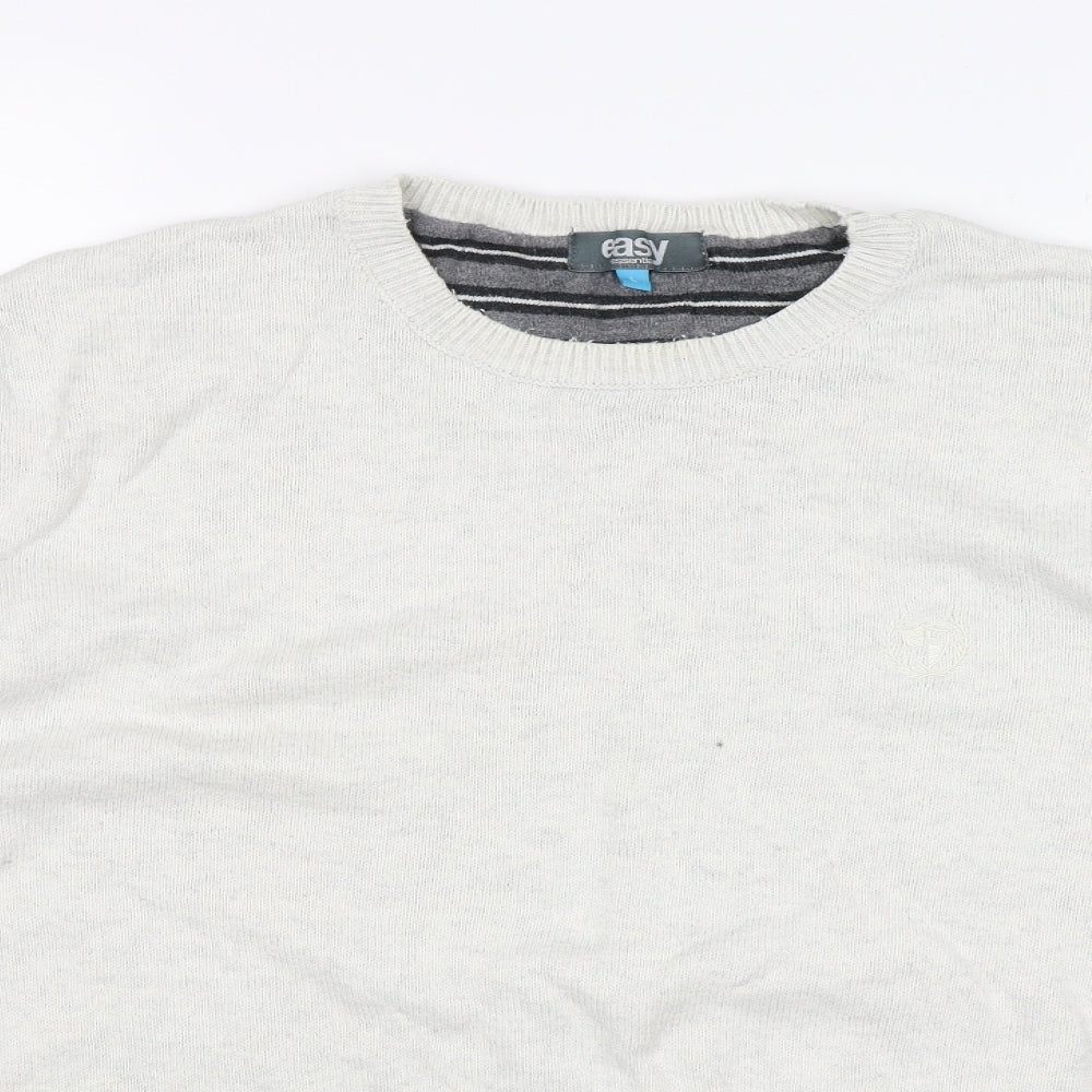 Easy Womens Grey   Pullover Jumper Size L