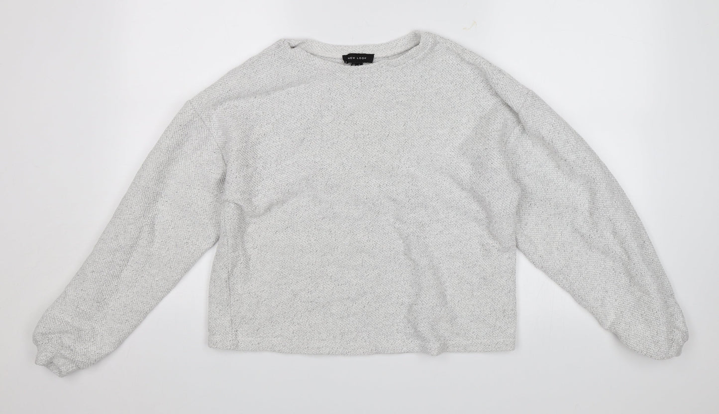 New Look Womens White   Pullover Jumper Size S