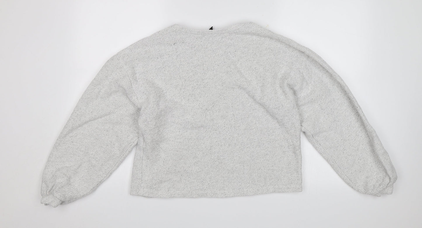 New Look Womens White   Pullover Jumper Size S