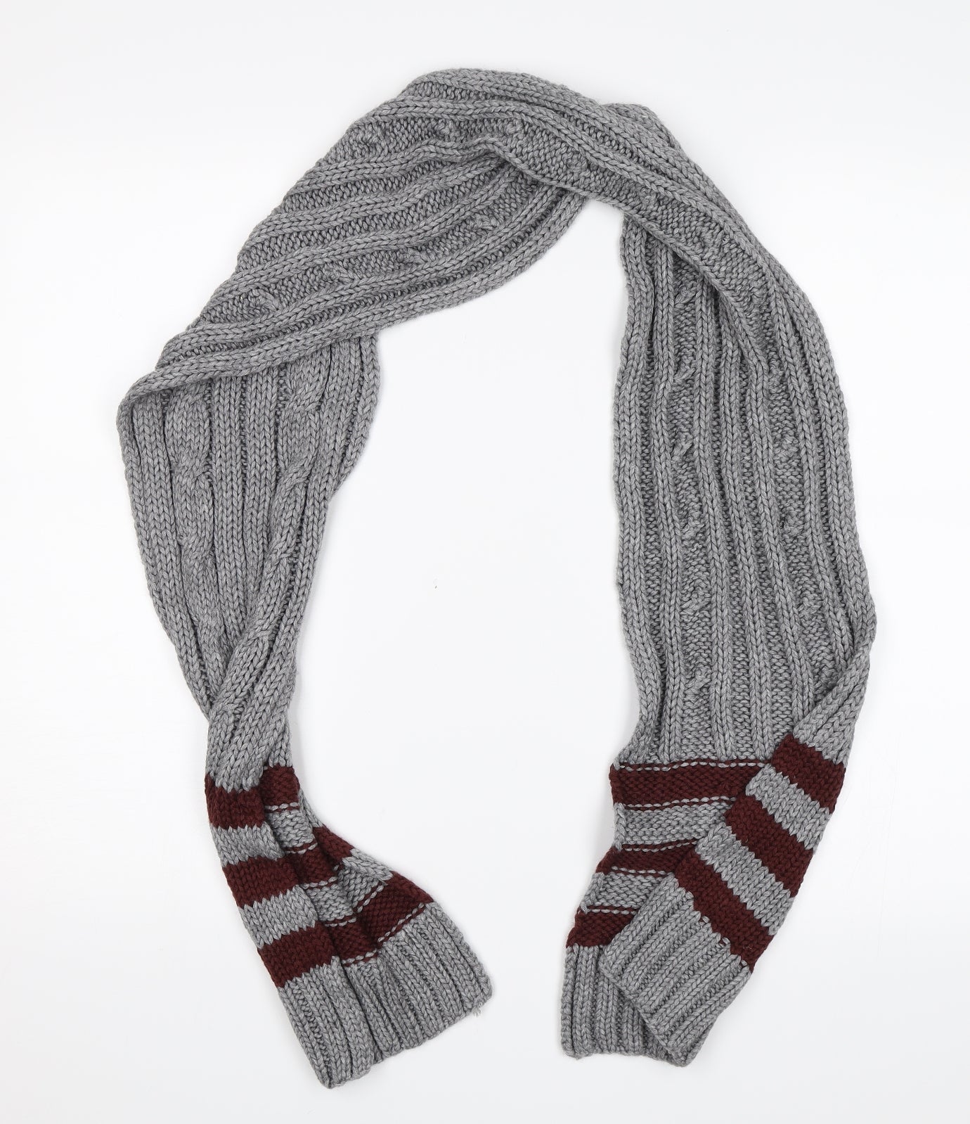 Preworn Unisex Grey    Scarf