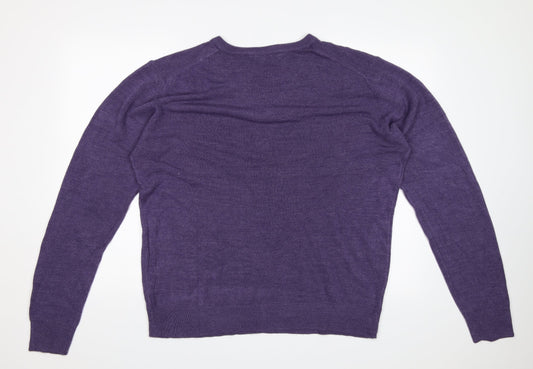 Cedar Wood State Mens Purple   Pullover Jumper Size 2XL