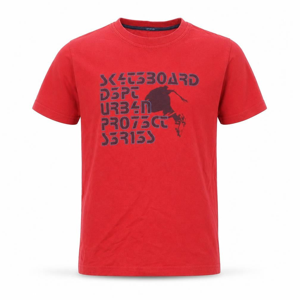 George Boys Red   Basic T-Shirt Size 12 Years