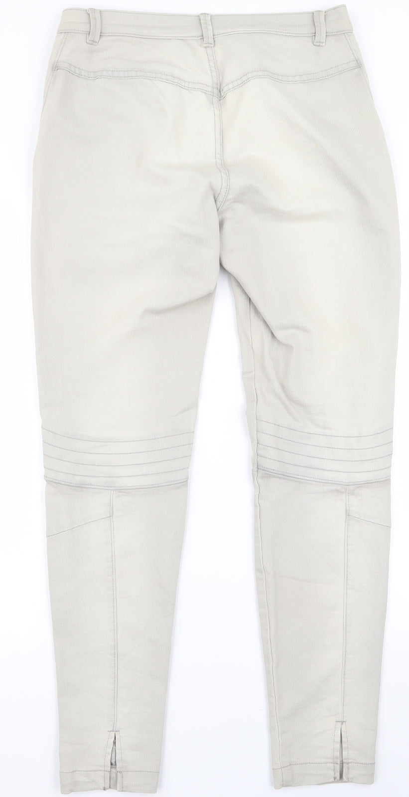 Preworn Womens White   Trousers  Size 14 L21 in